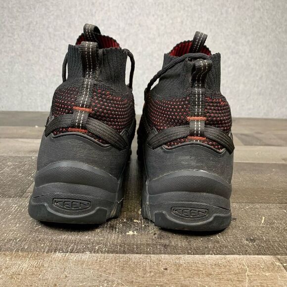 Keen Men’s Size 10.5 Targhee Evo Mid Hiking Boots Red Pull On Adjustable - Picture 4 of 10